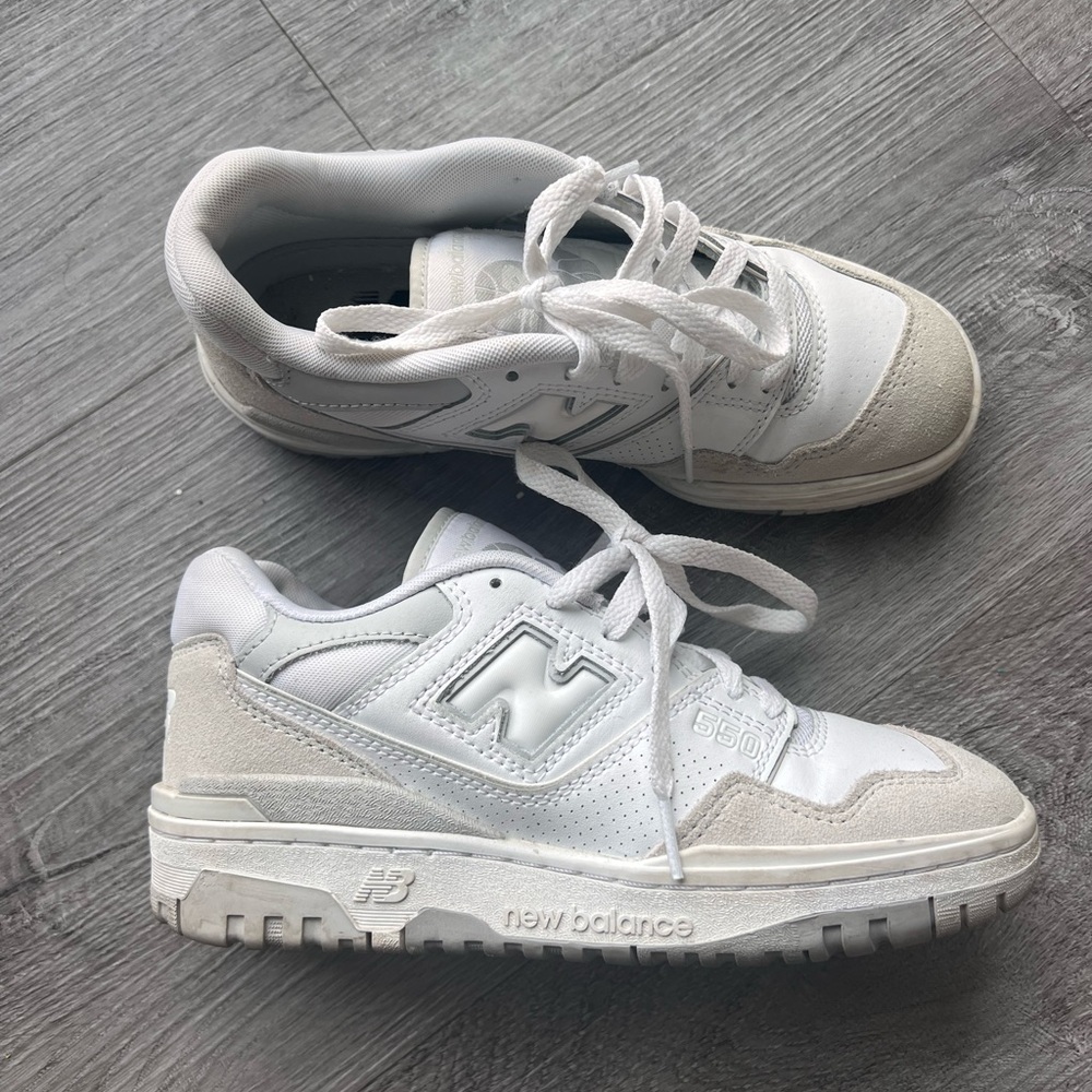 New Balance 550 Size 6.5 White Summer Fog
